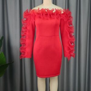 Ruffles Mini Dress